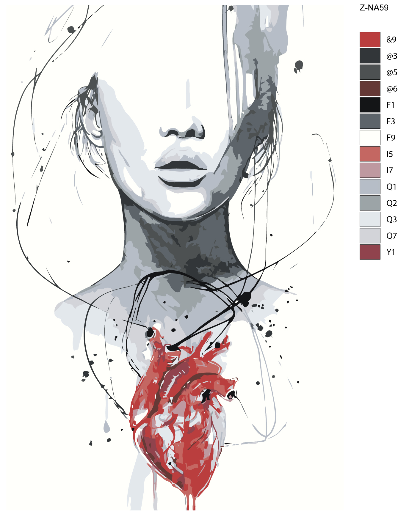 

Картина по номерам, Живопись по номерам, 80 x 120, Z-NA59, Z-NA59