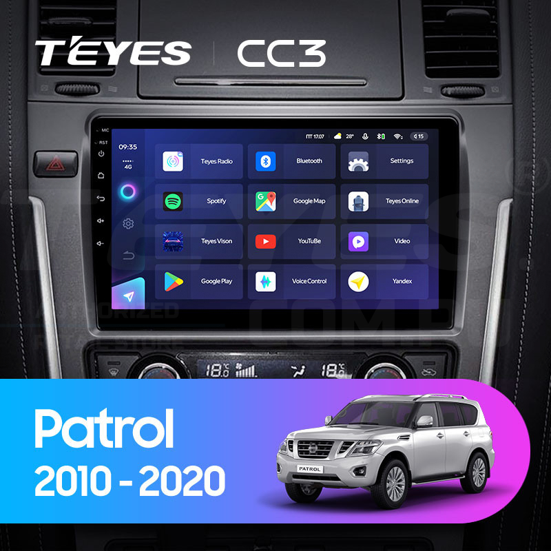 

Штатная магнитола Teyes CC3 4/32 Nissan Patrol Y62 (2010-2020) F2, CC3