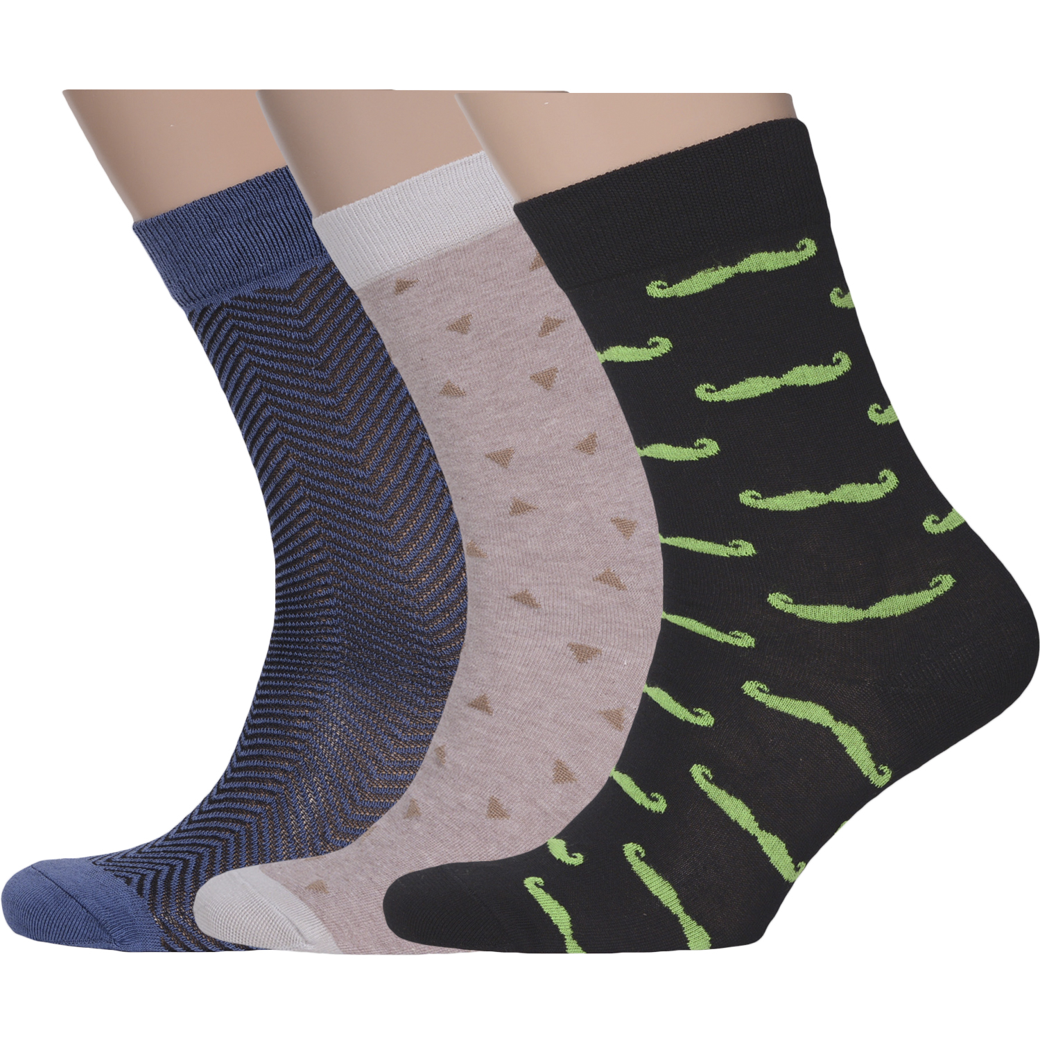 фото Комплект носков мужских palama пмк-53 разноцветных 25 (40-41)