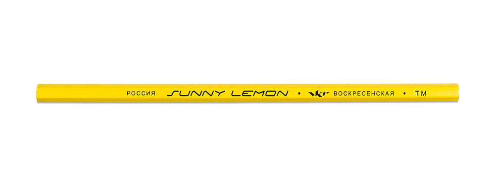 фото Набор графитных карандашей "sunny lemon", тм (hb), 3 штуки воскресенская карандашная фабрика
