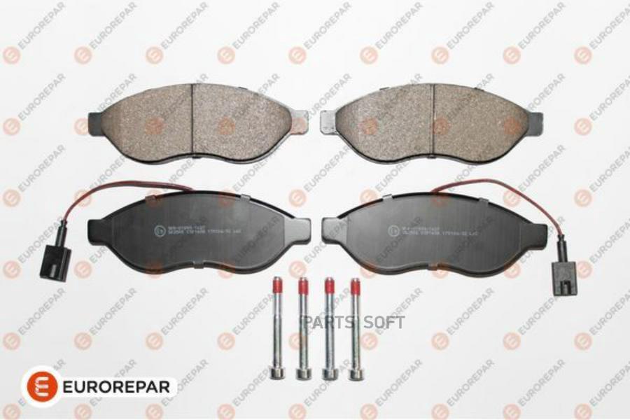 

Колодки тормозные дисковые CITROEN JUMPER 2.2 HDi 100 06 () 1шт EUROREPAR 1639374380