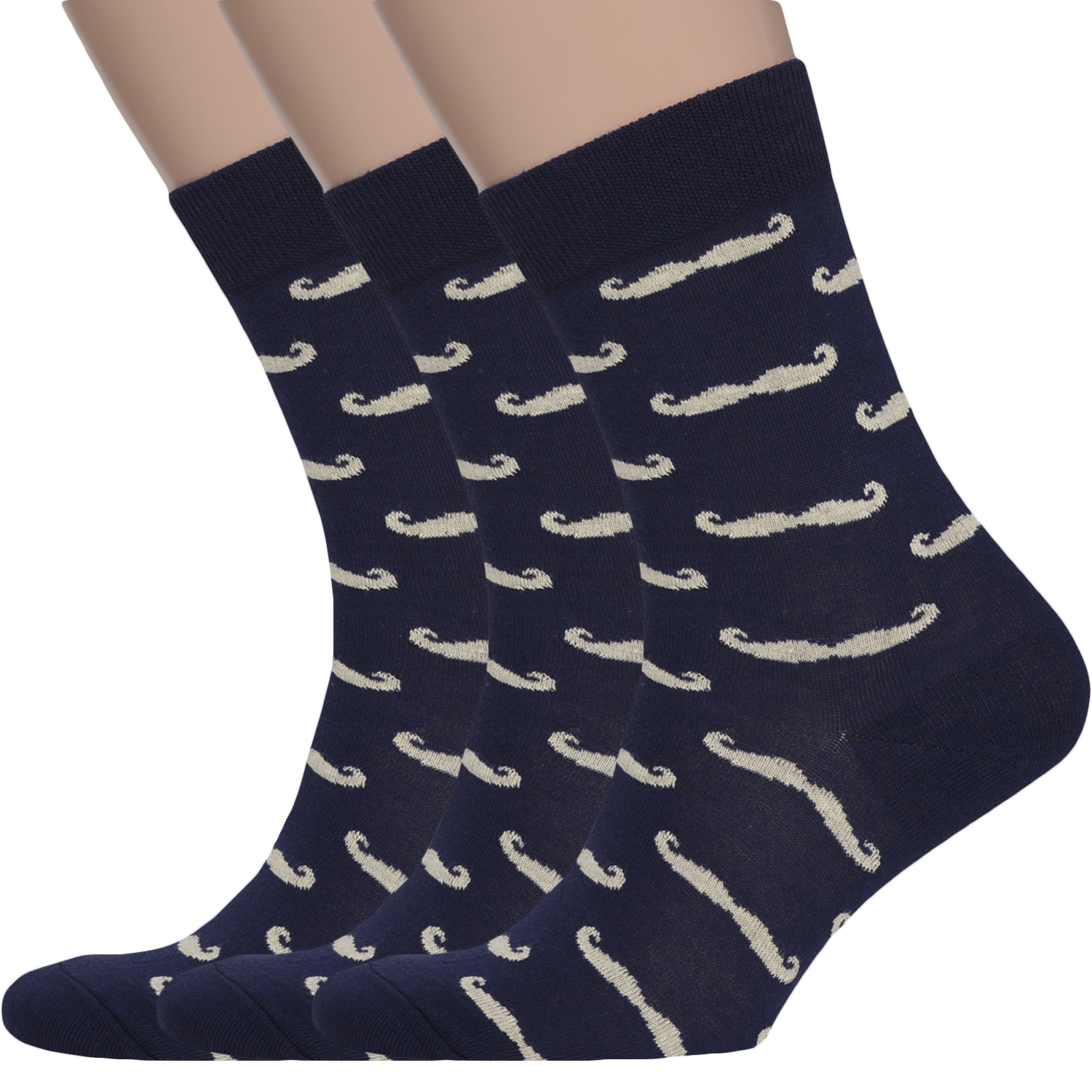 фото Комплект носков мужских palama пмк-47 синих 25 (40-41)