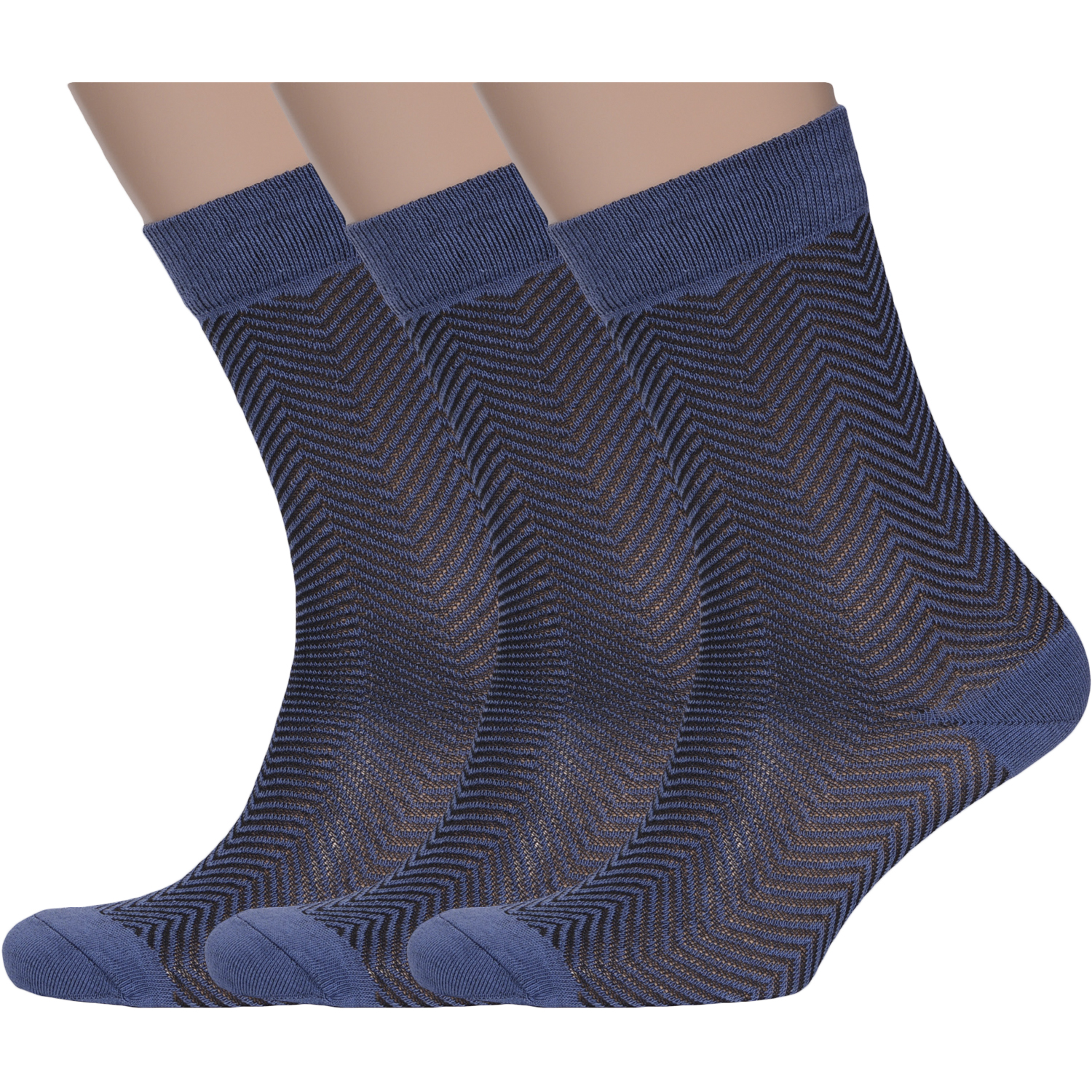 фото Комплект носков мужских palama пмк-46 голубых 25 (40-41)