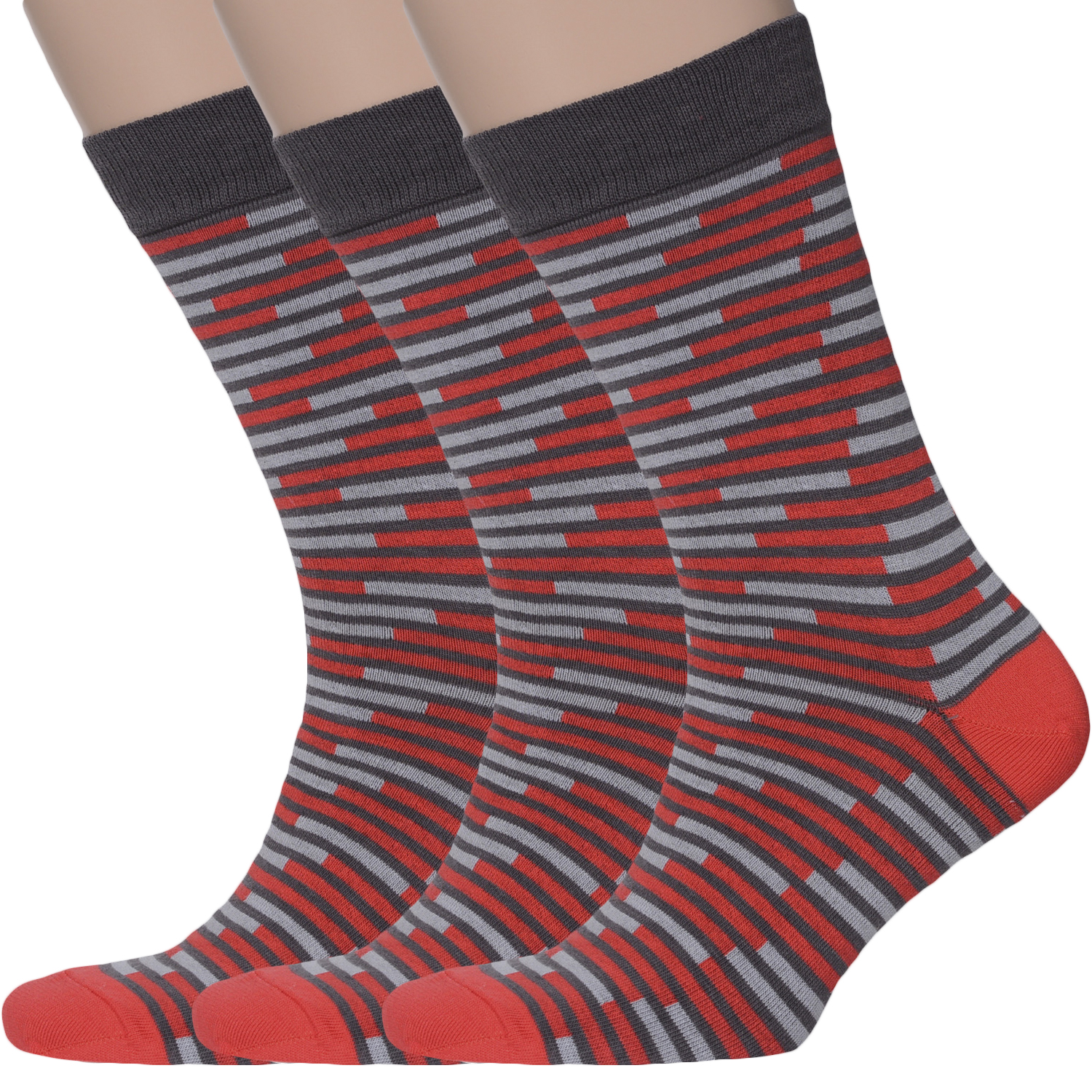 фото Комплект носков мужских palama пмк-44 красных 29 (44-45)