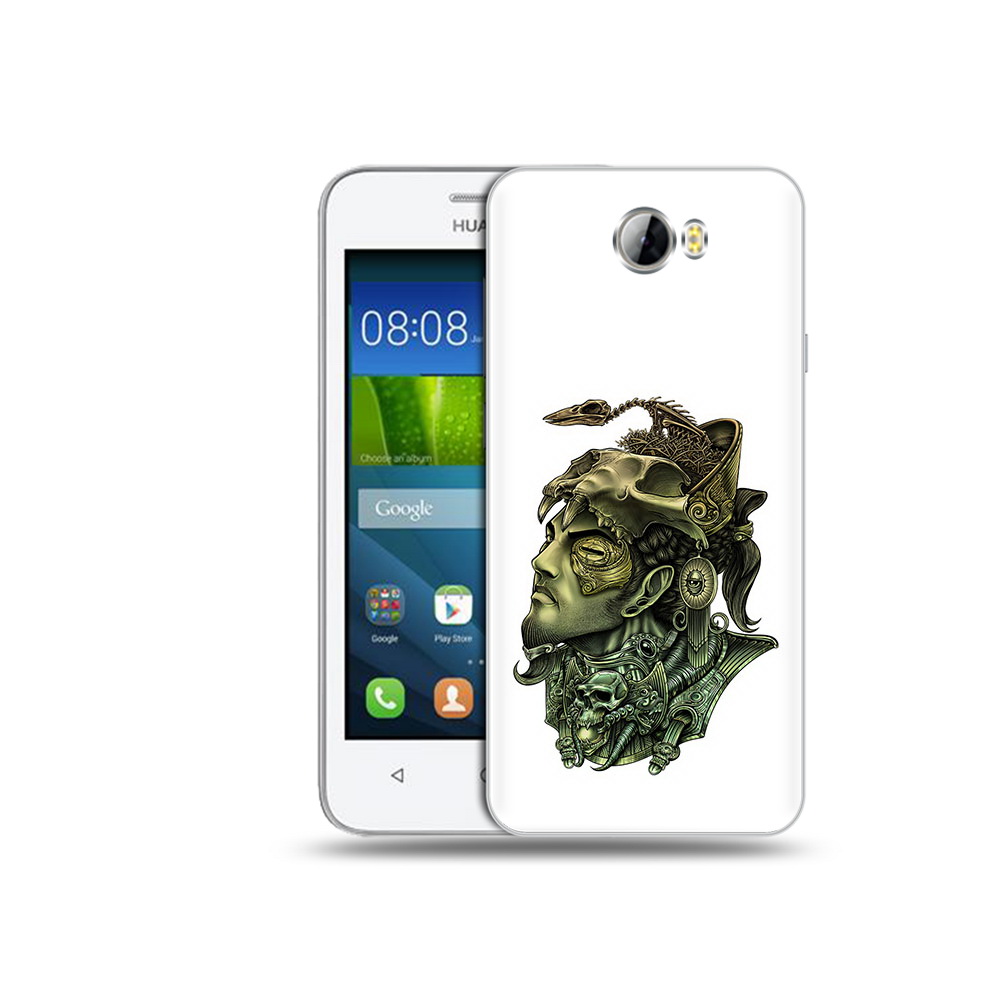Чехол MyPads Tocco для Huawei Y5 II бронзовый воин (PT27651.44.248)