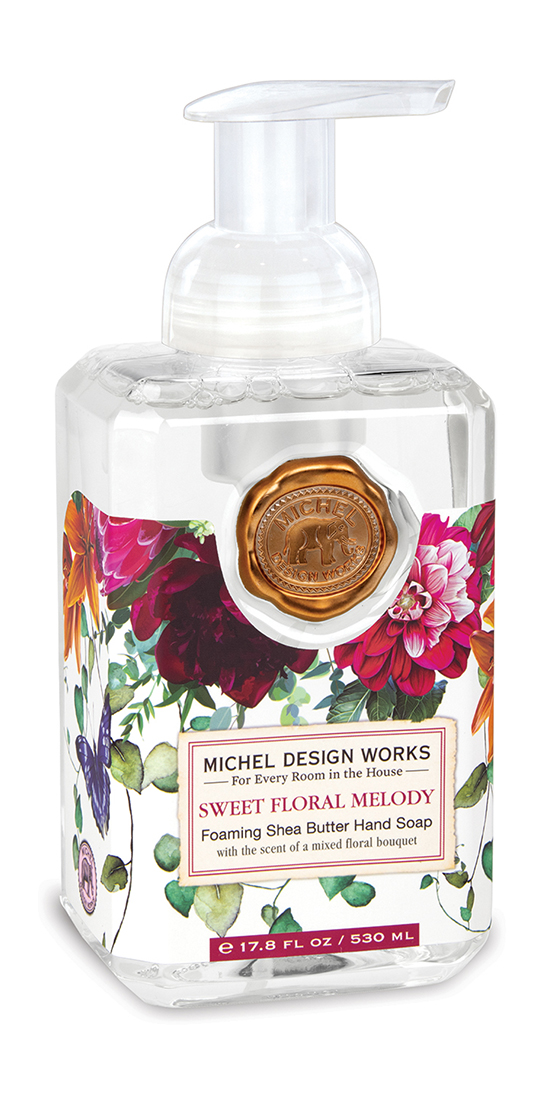 фото Жидкое мыло-пенка michel design works sweet floral melody foaming hand soap; 530 мл