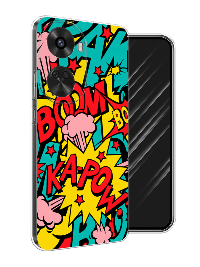 

Чехол Awog на Huawei Nova 11 SE "Постер pop art", Бирюзовый;желтый;красный, 6122650-1