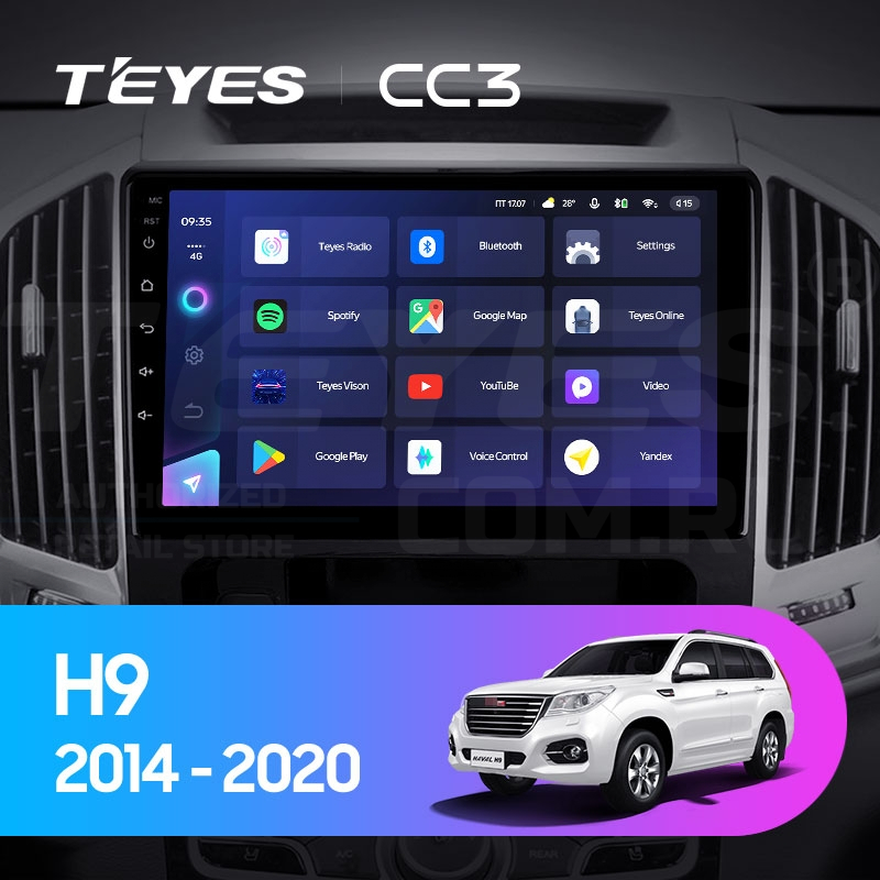 

Штатная магнитола Teyes CC3 4/32 Haval H9 (2014-2020), CC3