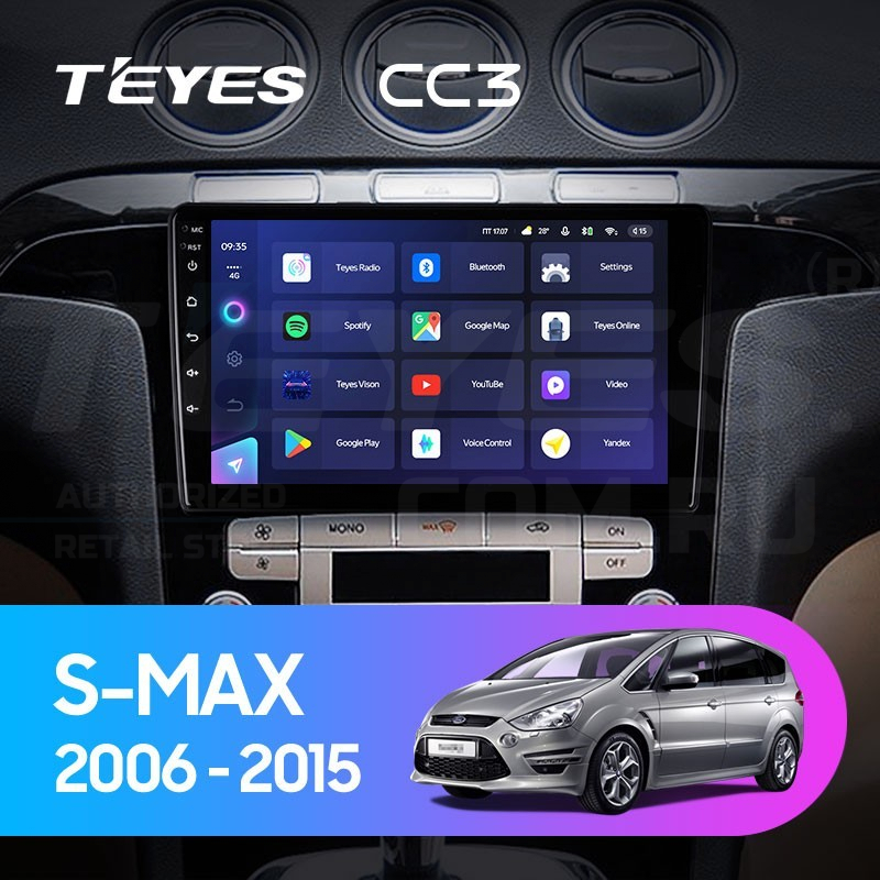 

Штатная магнитола Teyes CC3 4/32 Ford S-MAX 1 (2006-2015) F1, CC3