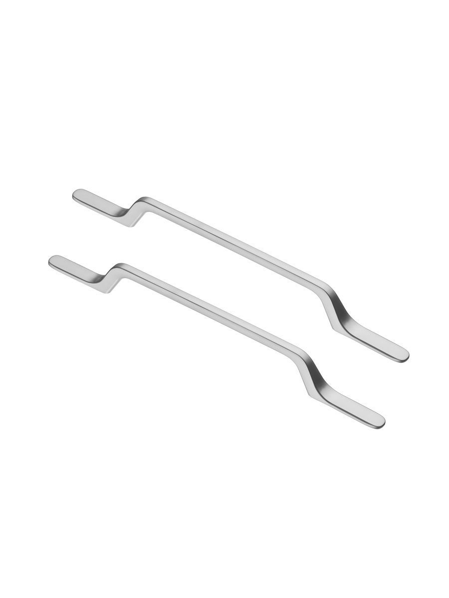 

Комплект из 2 шт ручка-скоба KERRON 160 мм S-3940-160 SC матовый хром, Серебристый, S-3940