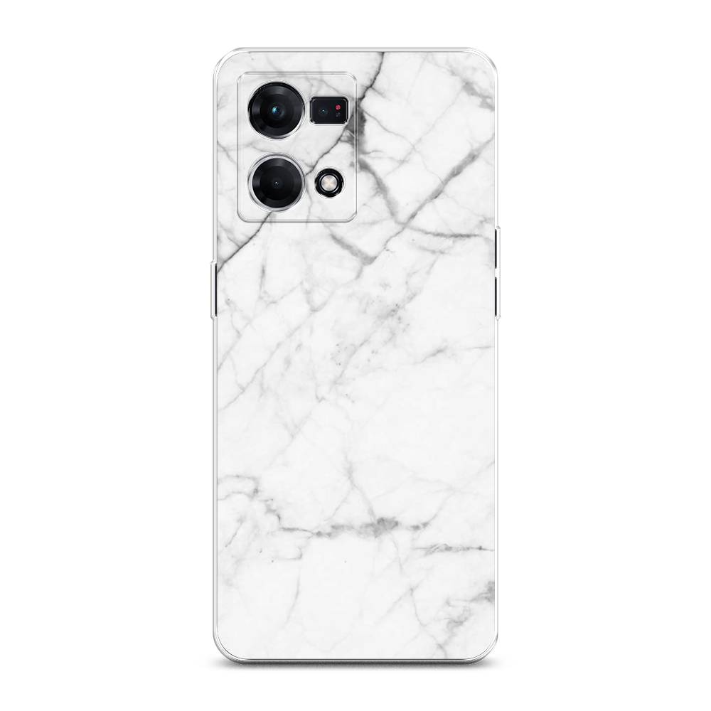 фото Чехол awog для oppo reno 8 4g "светлый мрамор"