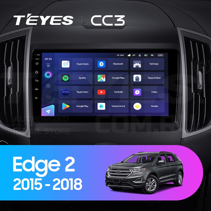 

Штатная магнитола Teyes CC3 4/32 Ford Edge 2 (2015-2018) F1, CC3