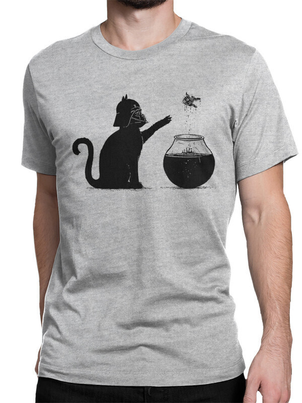 

Футболка мужская Dream Shirts Кот Темный Лорд CAT-9087452 серая 2XL, Кот Темный Лорд CAT-9087452