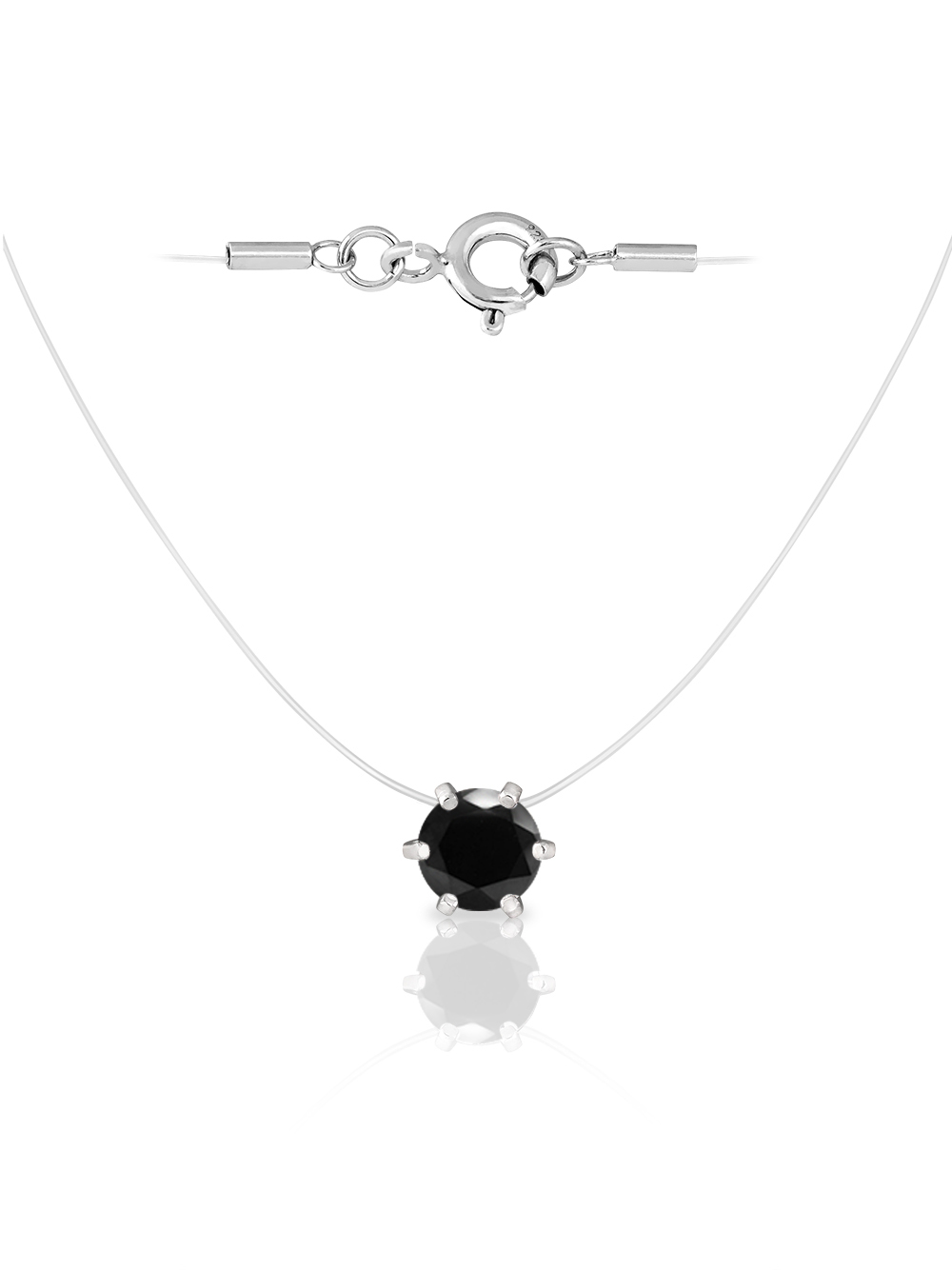 

Колье из серебра с фианитом 40 см SKAZKA Natali Romanovoi 51947