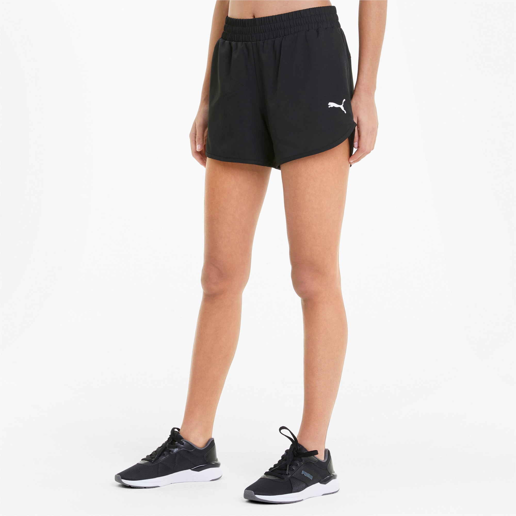 

Cпортивные шорты женские PUMA 58686201 черные M, Черный, 58686201