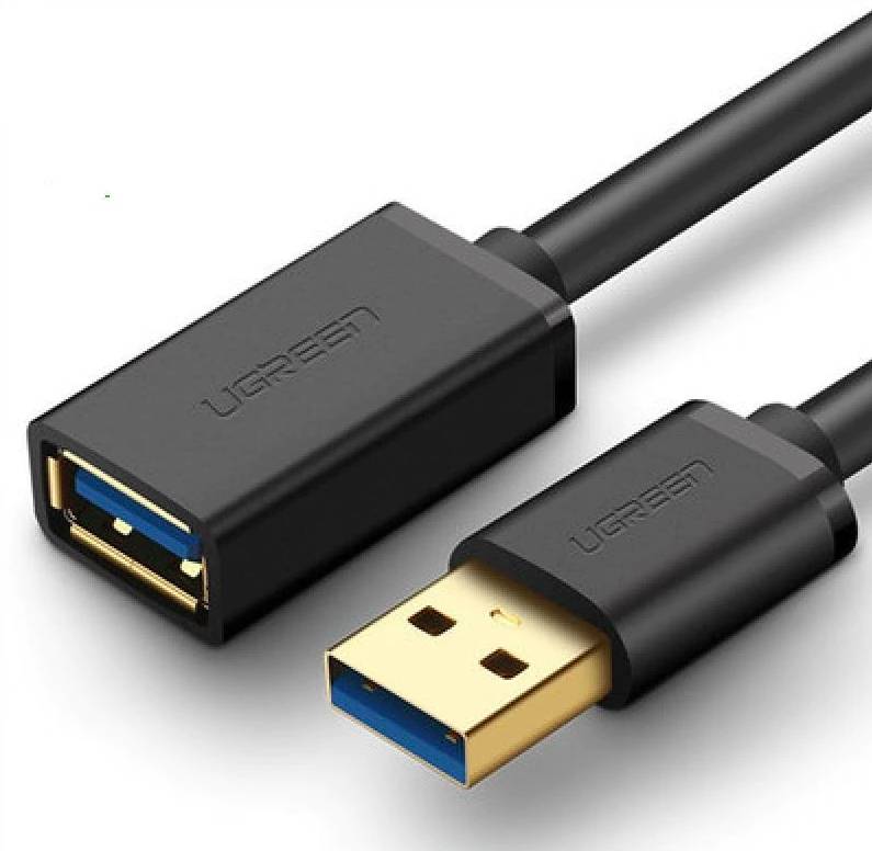 

Кабель-удлинитель uGreen USB 3.0 A(m) - USB 3.0 A(f), 1.5м (3913)