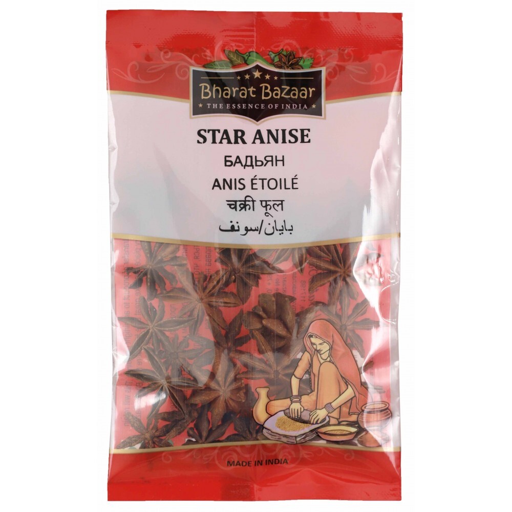 

Бадьян Bharat Bazaar Anise, 50 гр