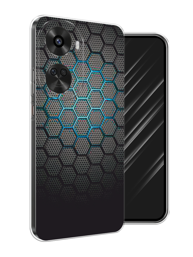 

Чехол Awog на Huawei Nova 11 SE "Бирюзовые соты", Бирюзовый;синий;черный, 6122650-1