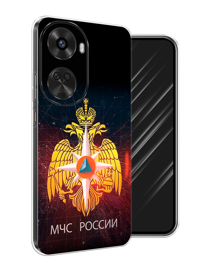 

Чехол Awog на Huawei Nova 11 SE "МЧС России", Черный;желтый;красный, 6122650-1