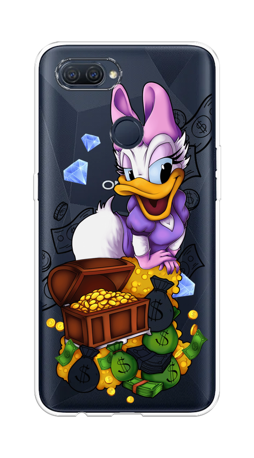 

Чехол на Oppo A12 "Rich Daisy Duck", Коричневый;белый;фиолетовый, 253450-6