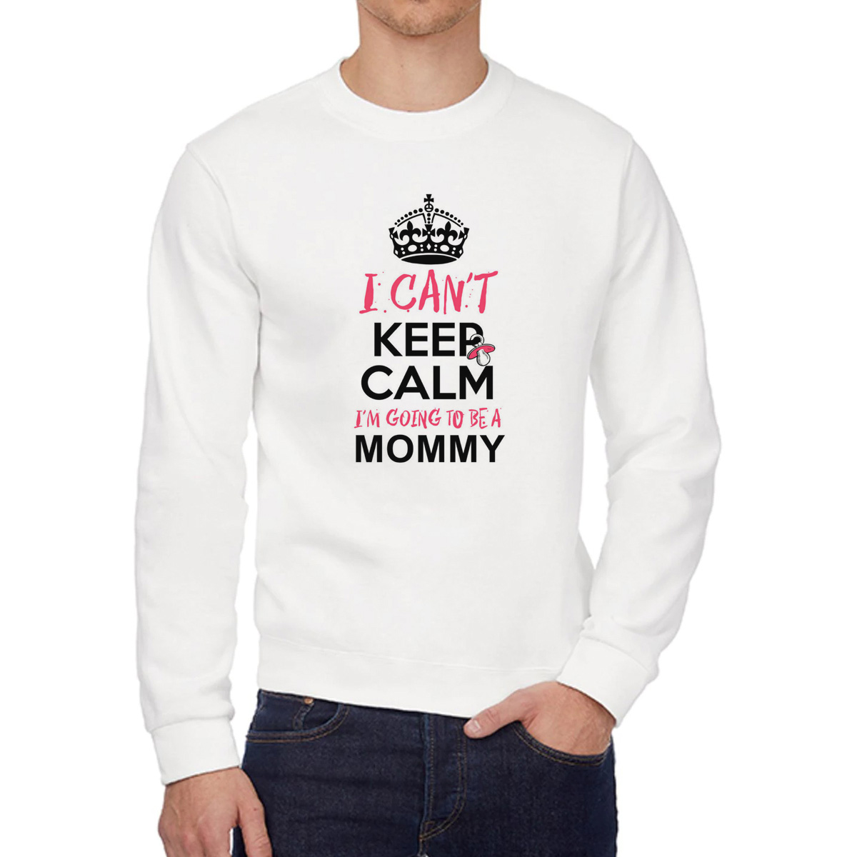 

Свитшот унисекс CoolPodarok W0151635 белый 56 RU, W0151635