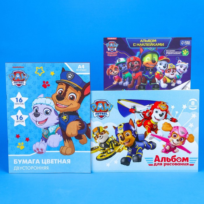 Paw Patrol Подарочный набор, 3 предмета, Щенячий патруль