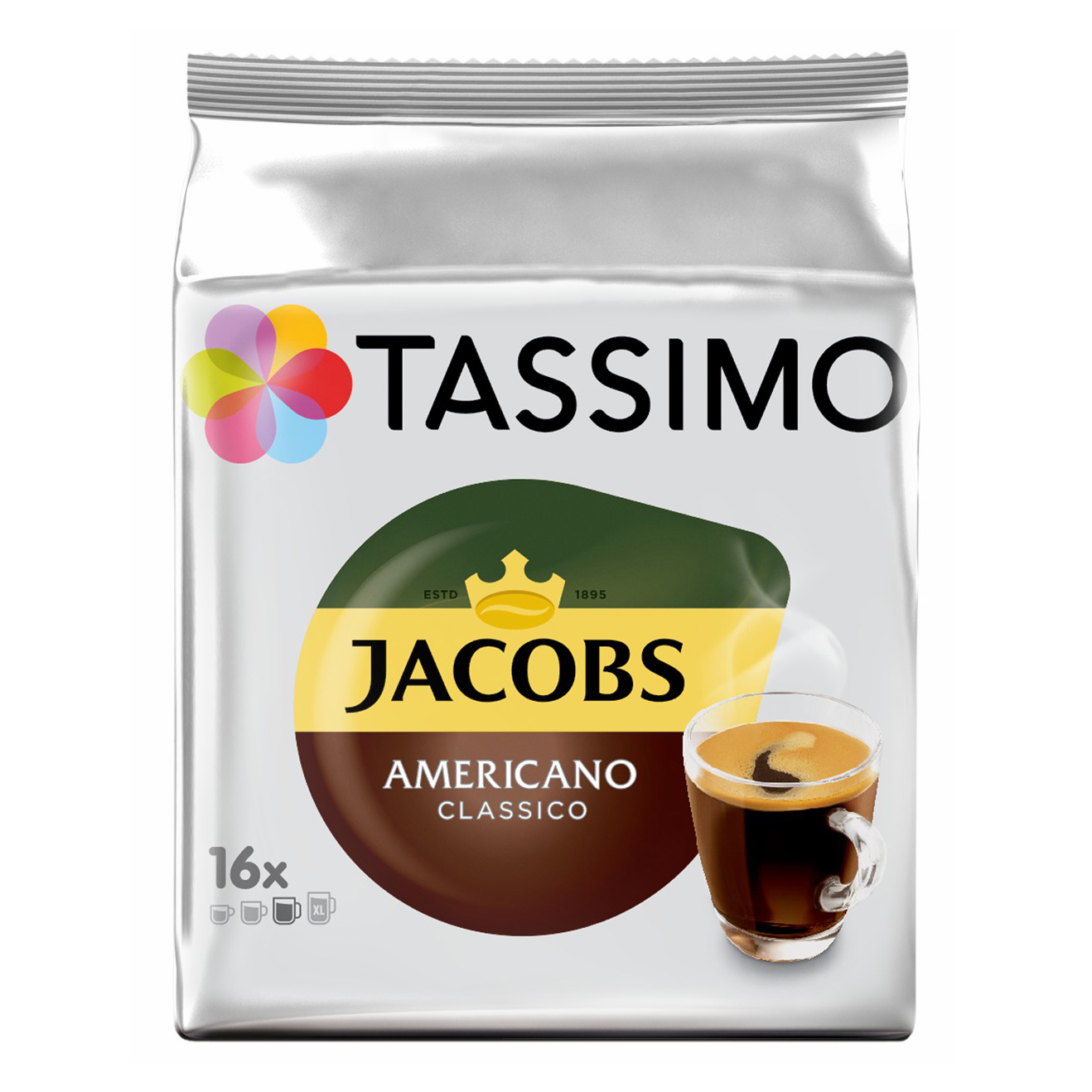 

Кофе в капсулах JACOBS Tassimo Americano Classico 9 г х 16 шт