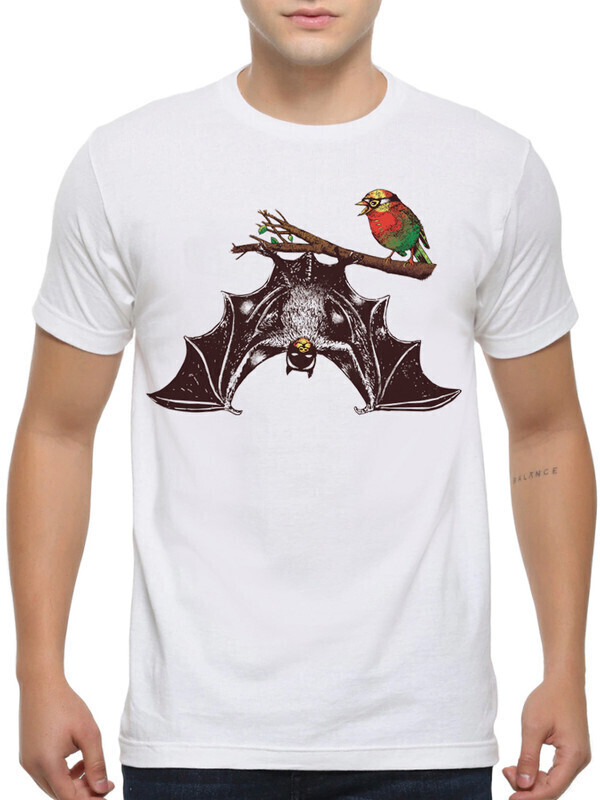 

Футболка мужская Dream Shirts Летучая мышь и Робин BAT-4358962 белая S, Летучая мышь и Робин BAT-4358962