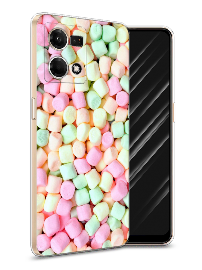 

Чехол Awog на Oppo Reno 8 4G "Marshmallows", Зеленый;желтый;розовый, 2511450-10