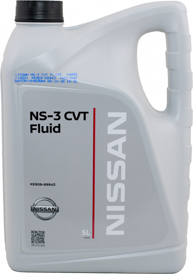 

Масло трансмиссионное Nissan NS-3 CVT Fluid 5л