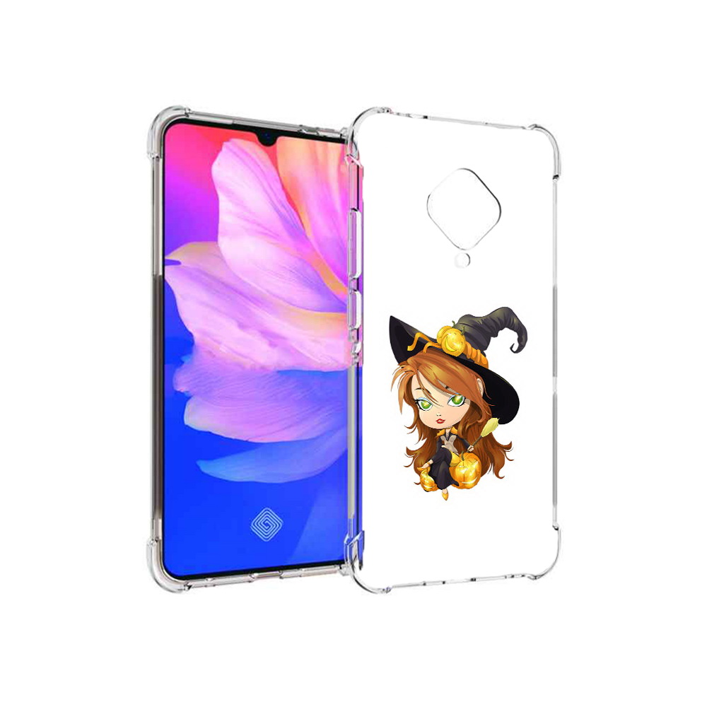 

Чехол MyPads Tocco для Vivo V17 Ведьмочка (PT147343.378.40), Прозрачный, Tocco