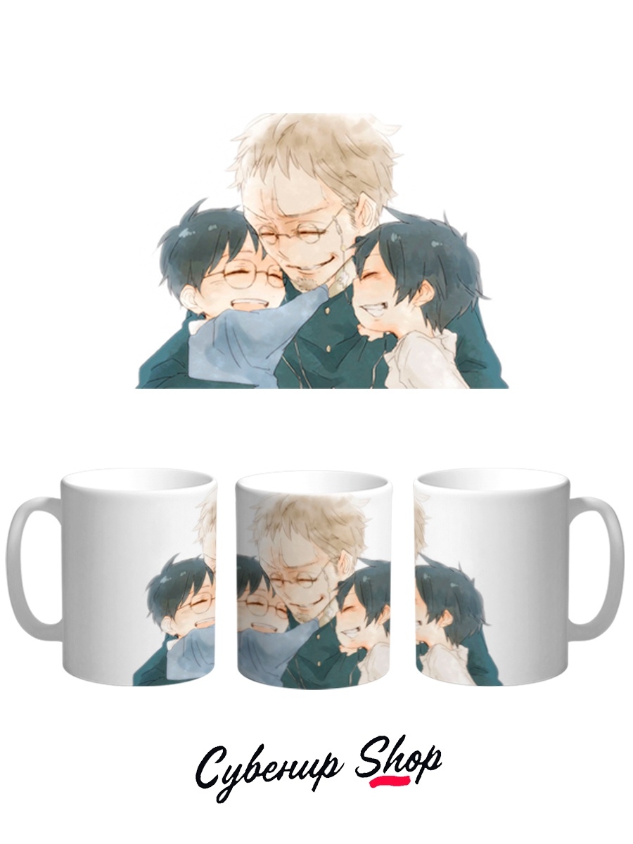 фото Кружка сувенирshop аниме "синий экзорцист / blue exorcist" 330 мл cu-anbe4-w/2s