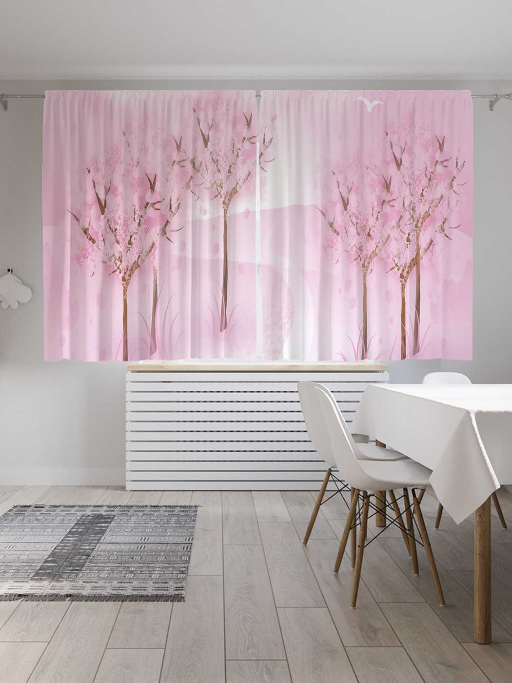 

Шторы JoyArty с фотопечатью "Весенняя тропинка" из сатена, 290х180 см, Весенняя тропинка