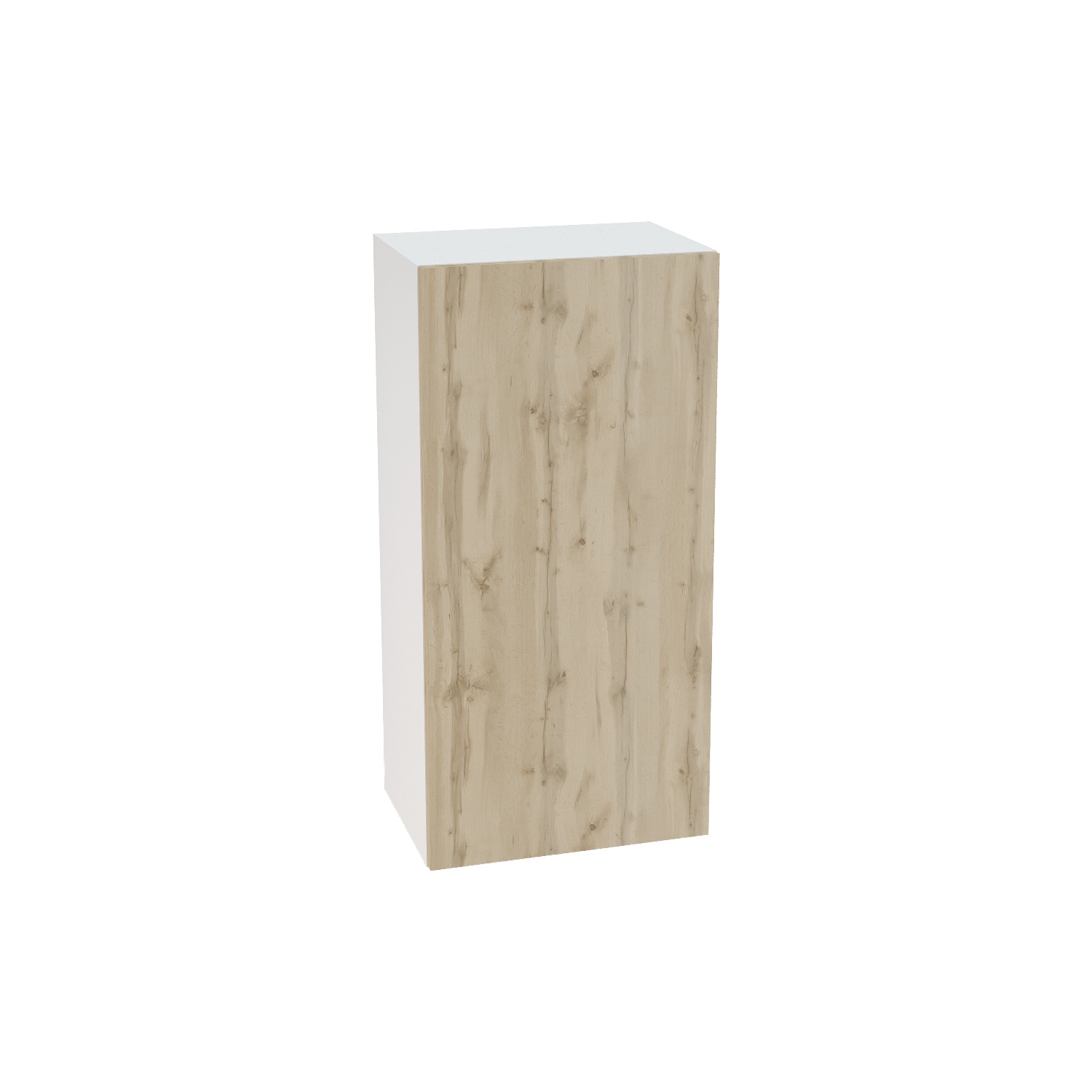 

Навесной шкаф 459 с 1-ой дверцей МС Хелмер Сурская мебель ЛДСП цвет Белый/Вотан Ф60Н, Белый;бежевый, Хелмер