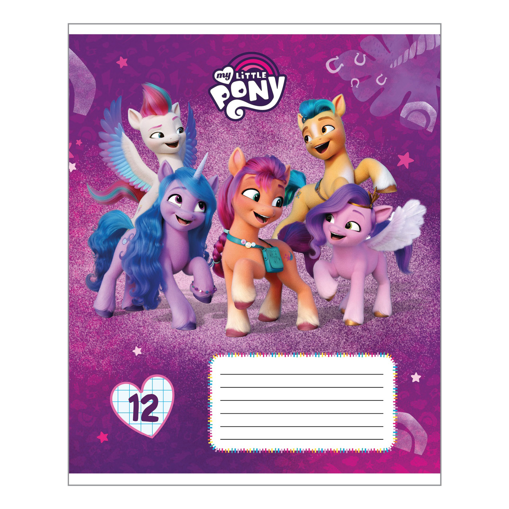 

Тетрадь тонкая Academy Style My Little Pony 12 листов А5 в клетку в ассортименте