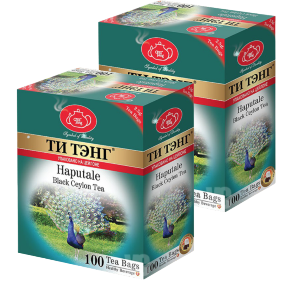 

Чай черный пакетированный Ти Тэнг Хапатале, 2 шт по 100 пакетиков