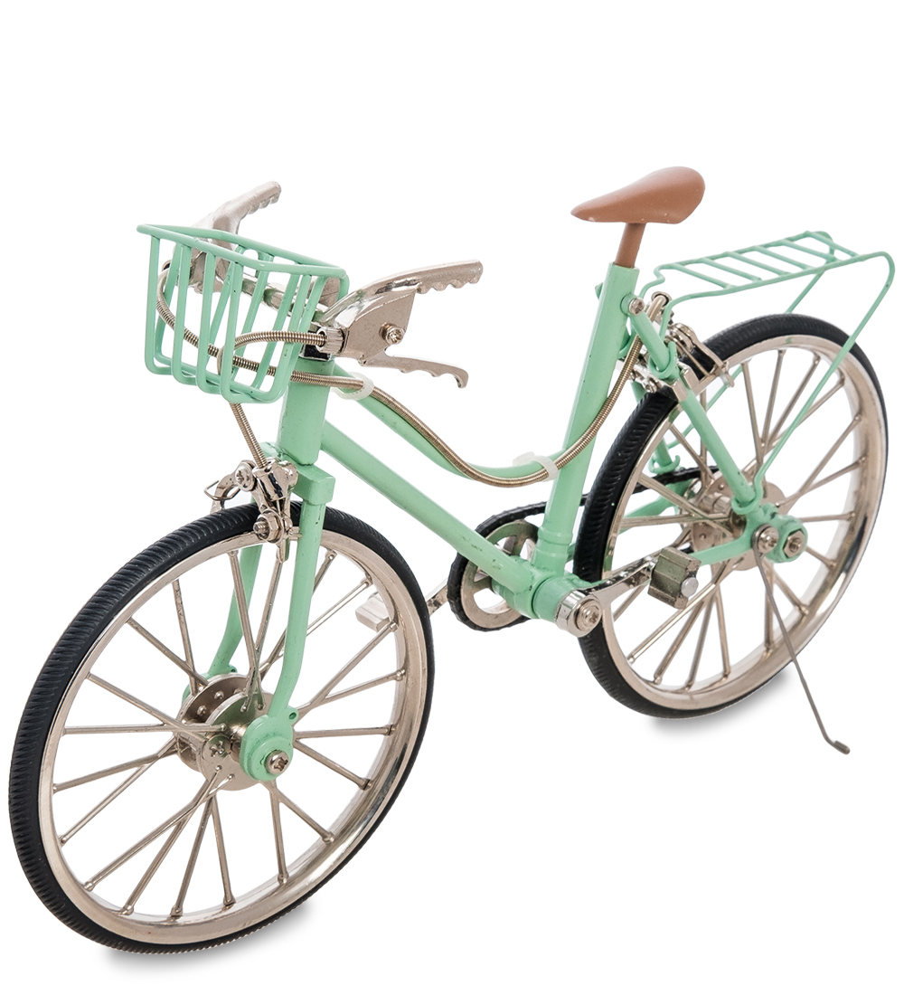 фото Фигурка-модель 1:10 велосипед женский "torrent ussury" салатовый art east