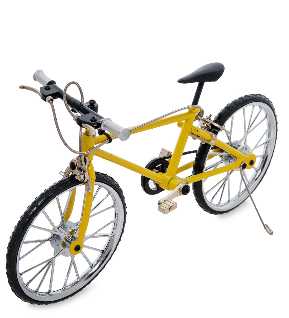 фото Фигурка-модель 1:10 велосипед детский "street trial" желтый art east
