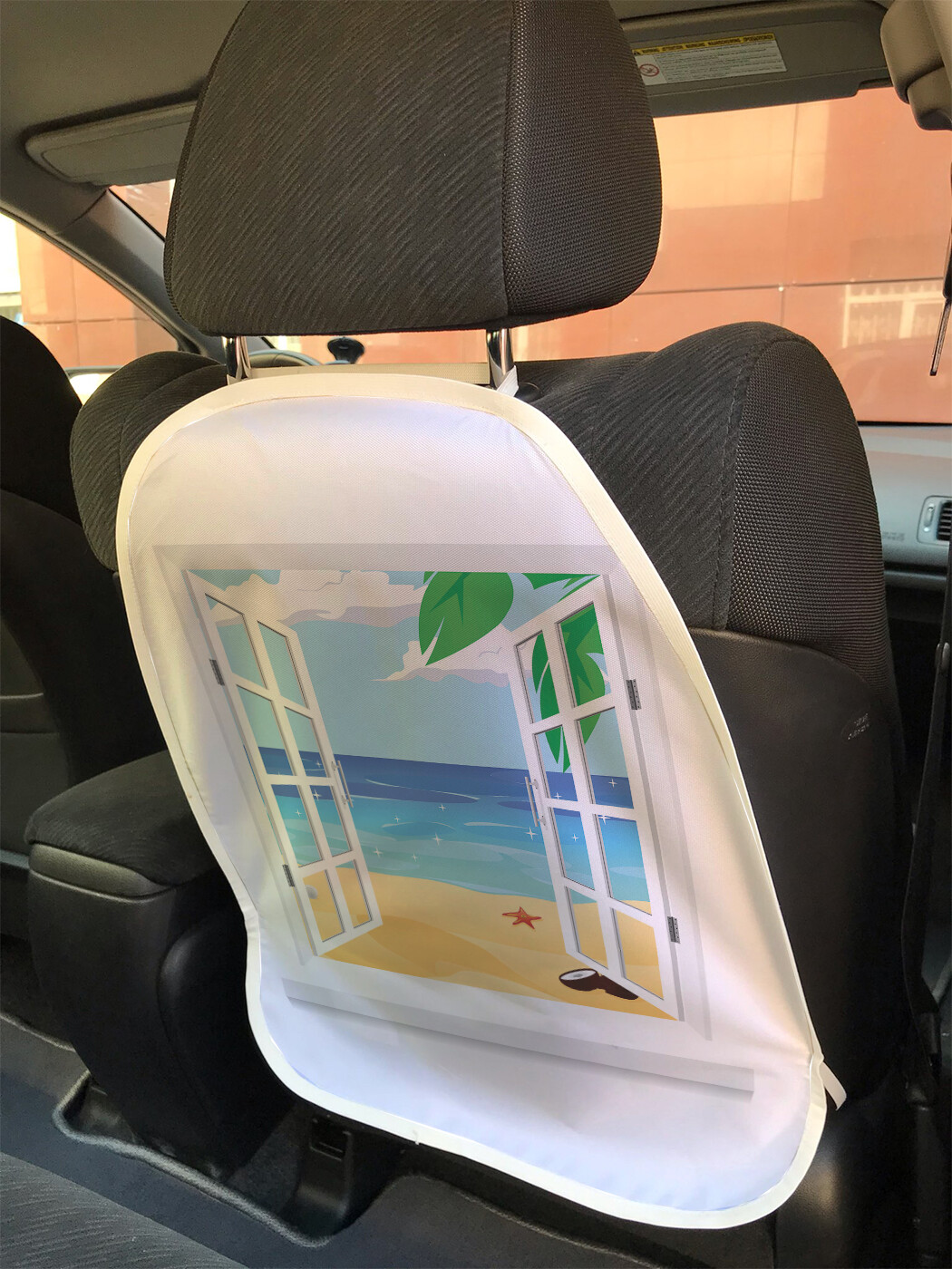 

Накидка на спинку сиденья JoyArty Вид на пляж, 45х62, Вид на пляж