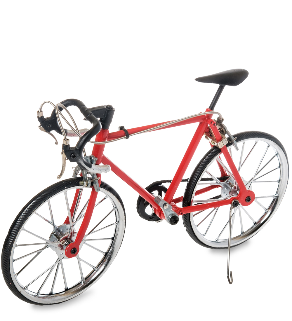 фото Фигурка-модель 1:10 велосипед гоночный "roadbike" красный art east