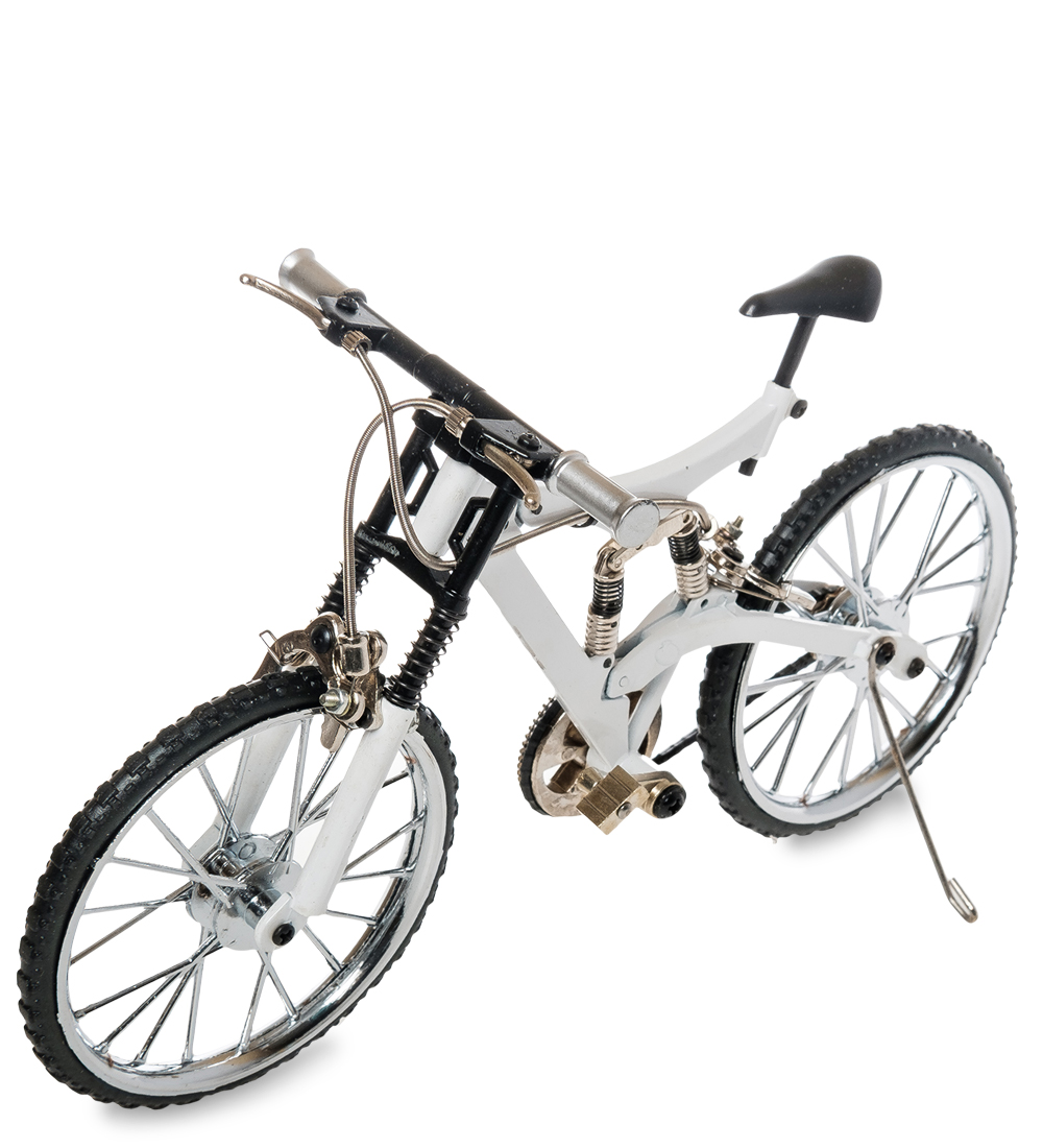 фото Фигурка-модель 1:10 велосипед горный "mtb" белый art east