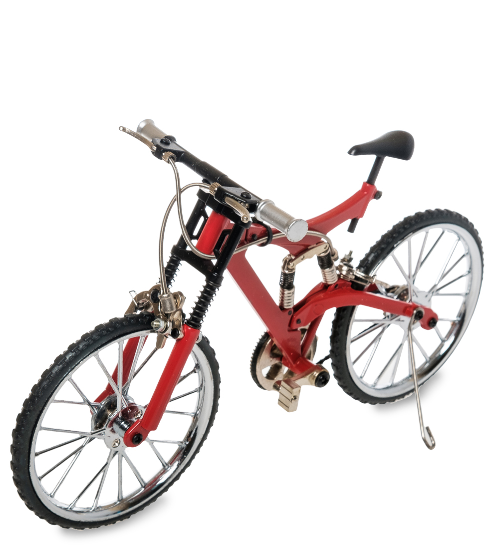 фото Фигурка-модель 1:10 велосипед горный "mtb" красный art east