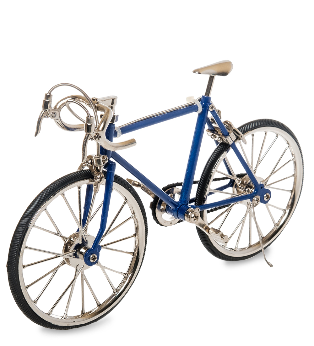 фото Фигурка-модель 1:10 велосипед шоссейник "racing bike" синий art east
