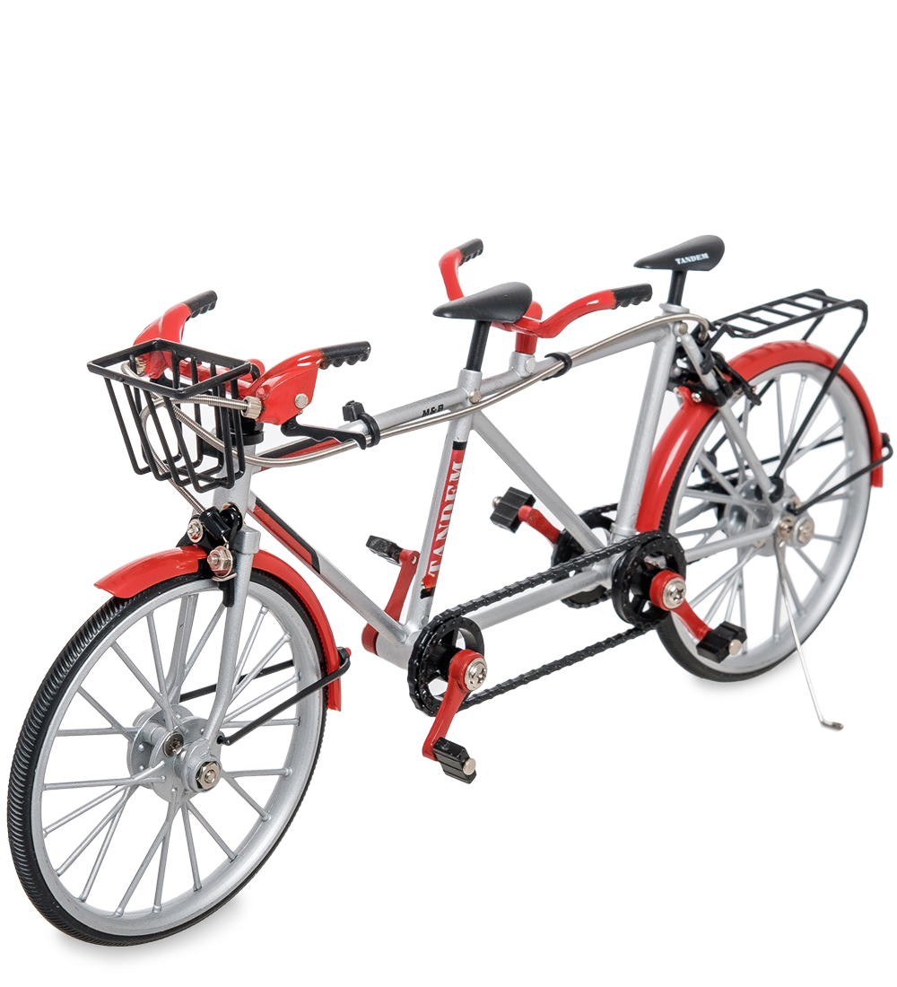 фото Фигурка-модель 1:10 велосипед 2-местный "tandem" art east