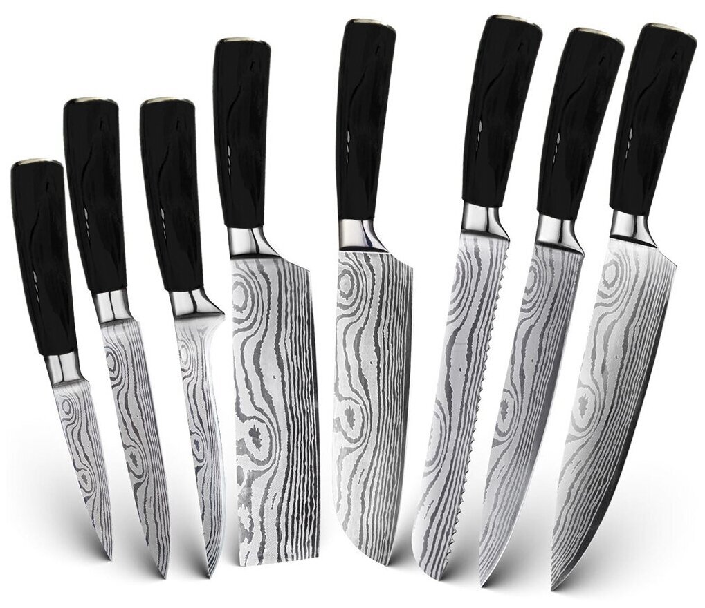 Набор ножей SPETIME 8-Pieces Kitchen Knife Set (8 ножей) BL03KN8