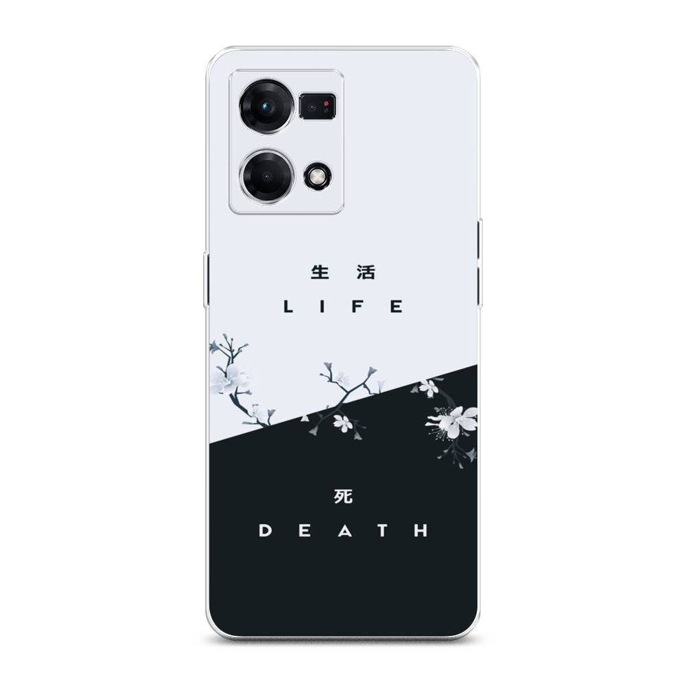 фото Чехол awog для oppo reno 8 4g "life and death"