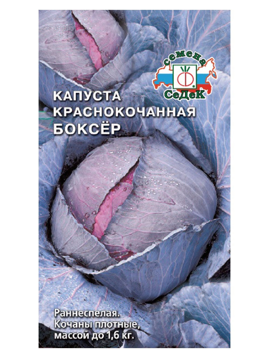 Семена капуста краснокочанная СеДеК Боксер 13534 1 уп.