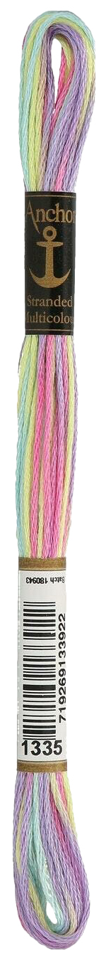

Нитки мулине Anchor Stranded Cotton Multicolour 4615000-01335 8 м разноцветный