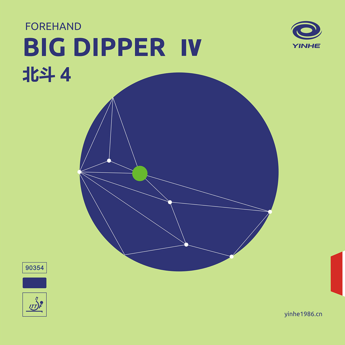 

Накладка Yinhe Big Dipper IV 4 39, Red, Max, Красный, Big Dipper IV (4) 39