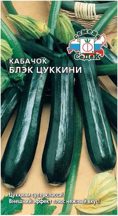 

Семена кабачок СеДеК Блэк 13842 1 уп.